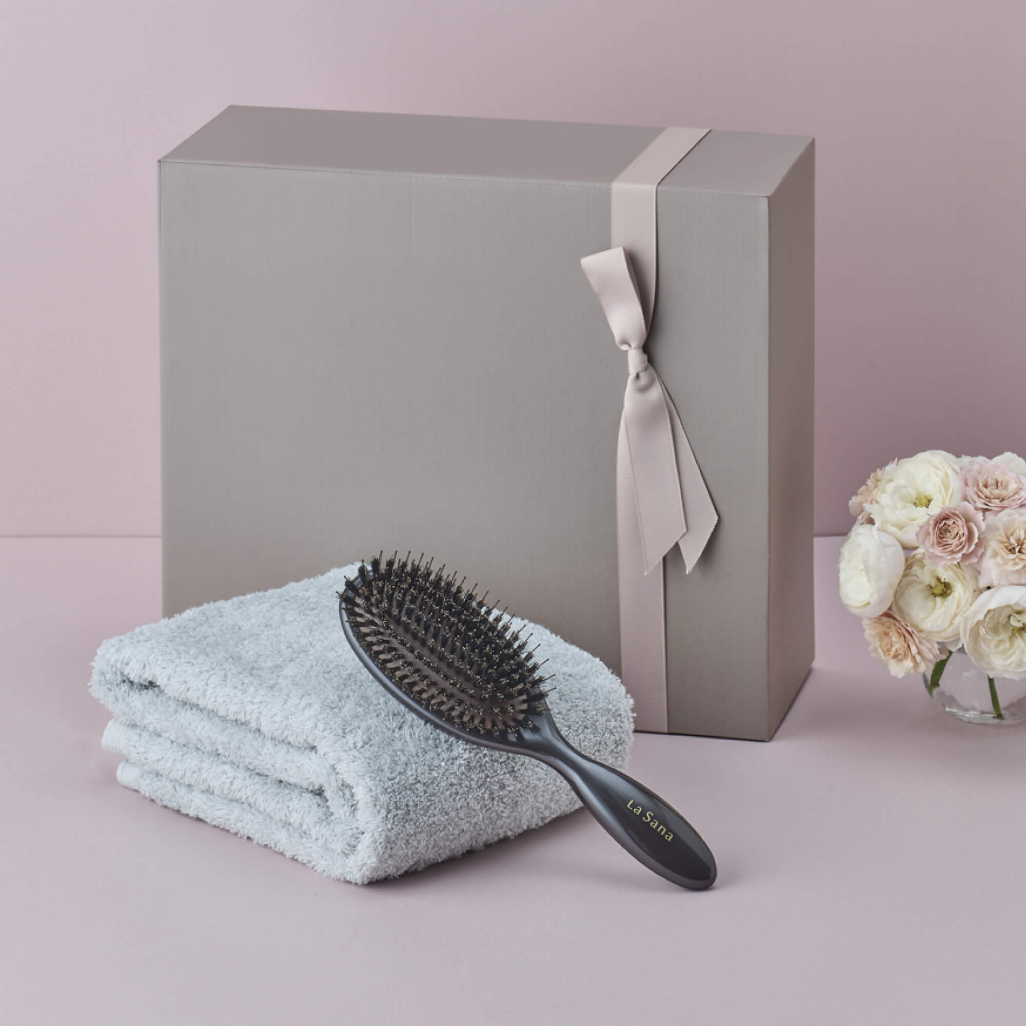 ミックス ヘアブラシ タオルギフトセット｜ラサーナ公式通販サイト