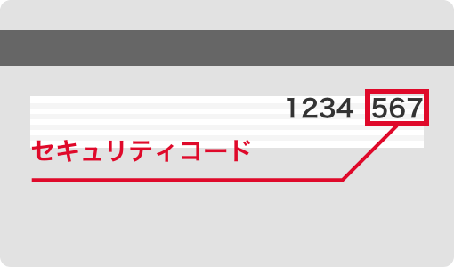 セキュリティコード