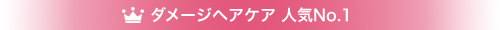 ダメージヘアケア 人気No.1