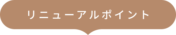 リニューアルポイント
