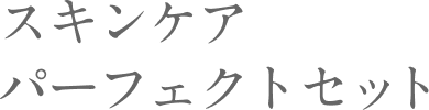 スキンケアパーフェクトセット