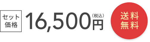 セット価格16,500円(税込) 送料無料