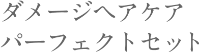 ダメージヘアケアパーフェクトセット