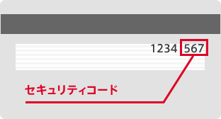 セキュリティコード