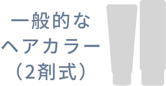 一般的なヘアカラー（2剤式）