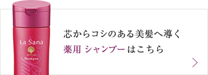 芯からコシのある美髪へ導く 薬用 シャンプーはこちら