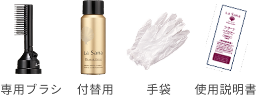 専用ブラシ  付替用  手袋  使用説明書